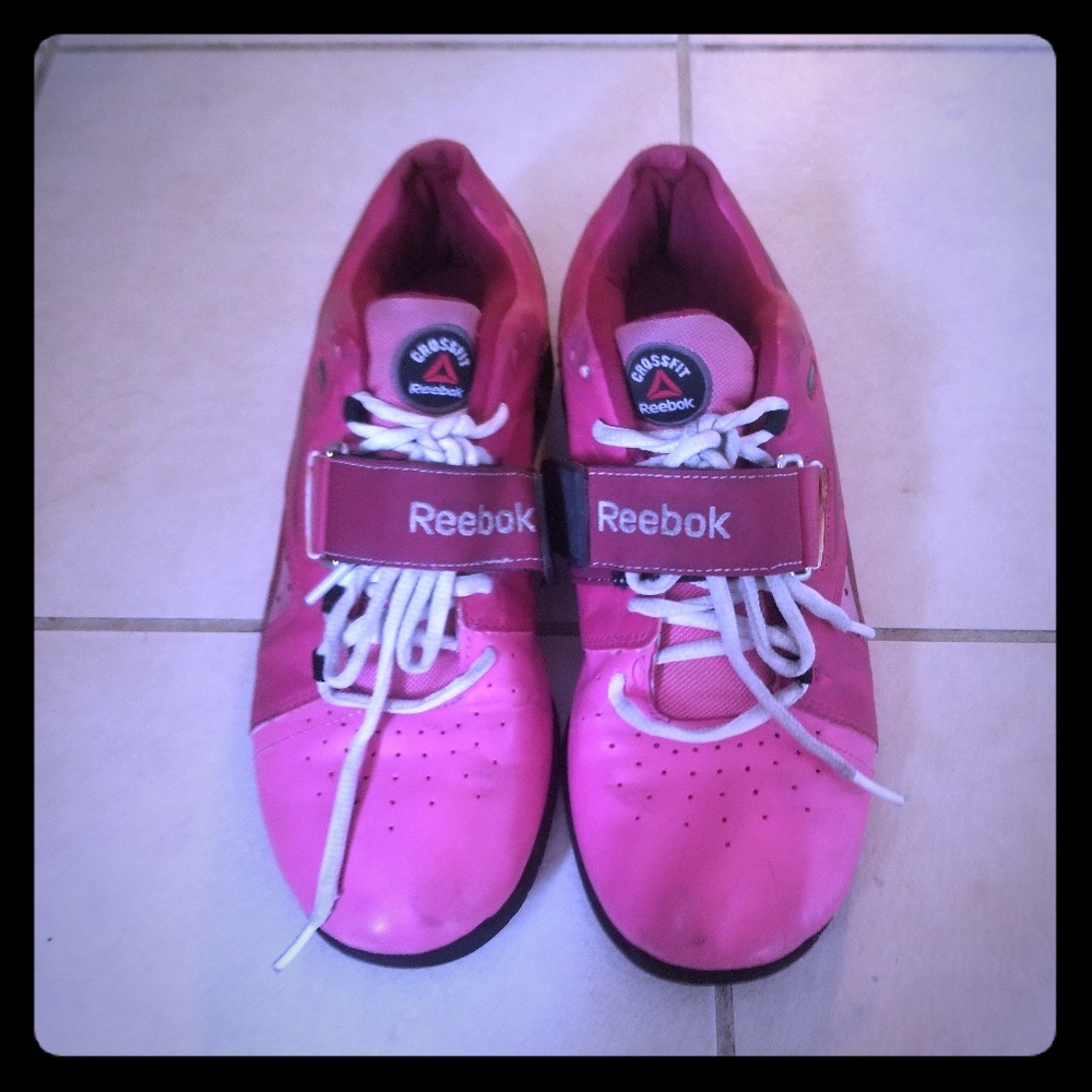Reebok  Crossfit  pink lifters